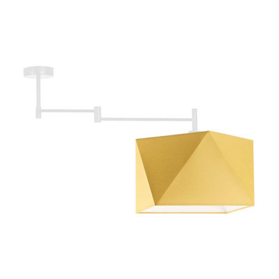 Demarie Fabric Semi Flush Mount