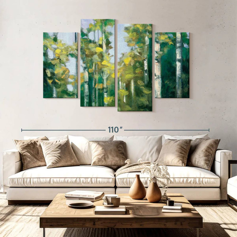 Alvord Birches, H 54 po x l 84 po
