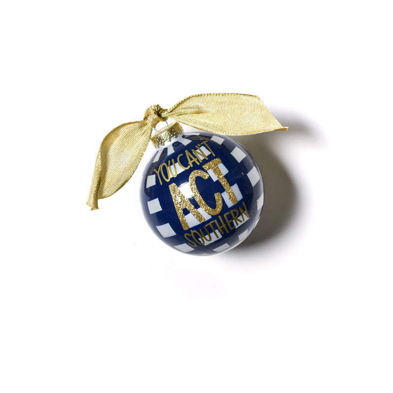 3.93'' Handmade Glass Ball Ornament