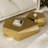  Modern Gold Stainless Coffee Table, Set Of 2 Geometric Design Coffee Table For Living Room Bedroom-1276473875