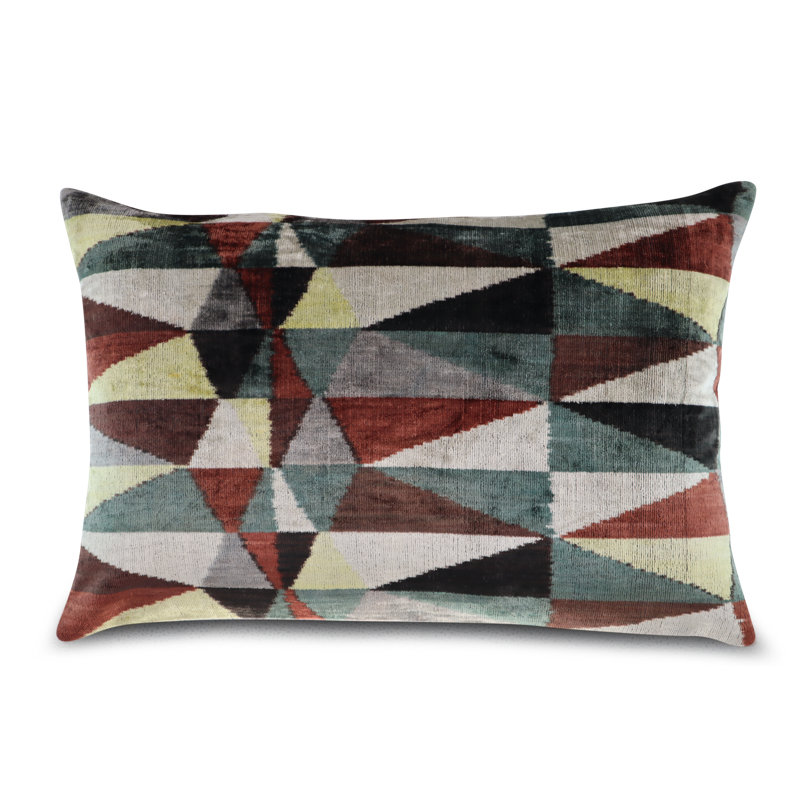 Velvet Lumbar Pillow Cover & Insert
