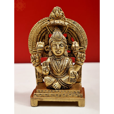 Figurine Lakshmi à quatre bras en Abhaya-Mudra