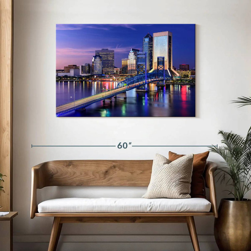 Paysage urbain Sirci Jacksonville, H 30 po x l 45 po