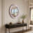 Tallarook Rainbow Glass Mosaic Wall Mirror, Decorative Wall Mirror, Multi Color Spectrum Wall Mountable, Framed Mirror-913138901