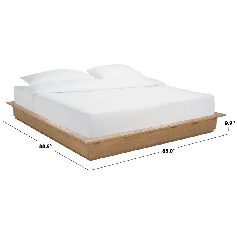 Celesia Wood Bed Frame, Natural, King