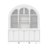 63" W Kitchen Pantry With Arched Huttch-120283605