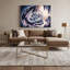 «Sci Fi Crystal dragon in cave», art mural sur toile