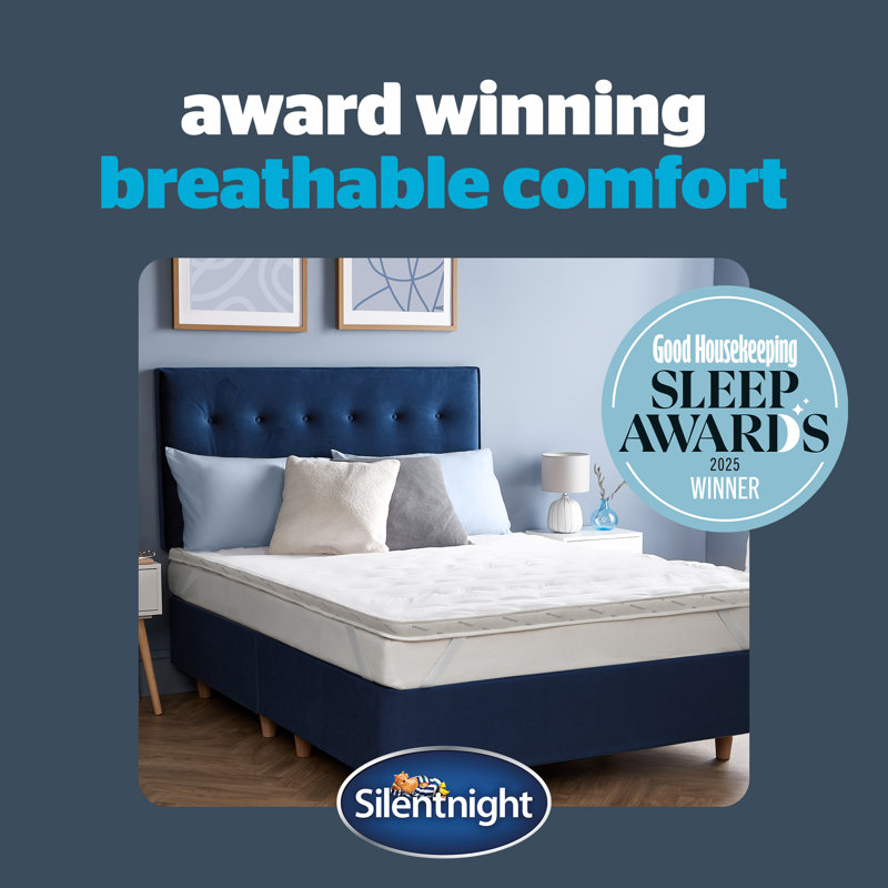 Silentnight Airmax 5cm Deep Mattress Topper, Super King (6')