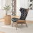 Brijin Faux Leather Wingback Chair