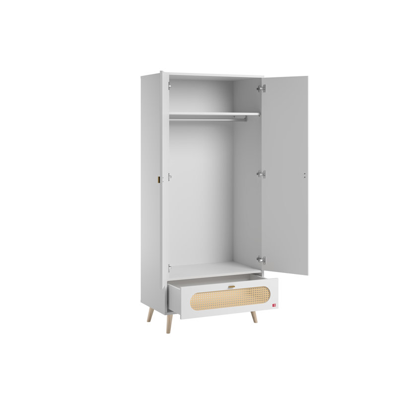 Alifa 2 Door Wardrobe, White