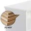 4 - Hook Wall Mounted Coat Rack