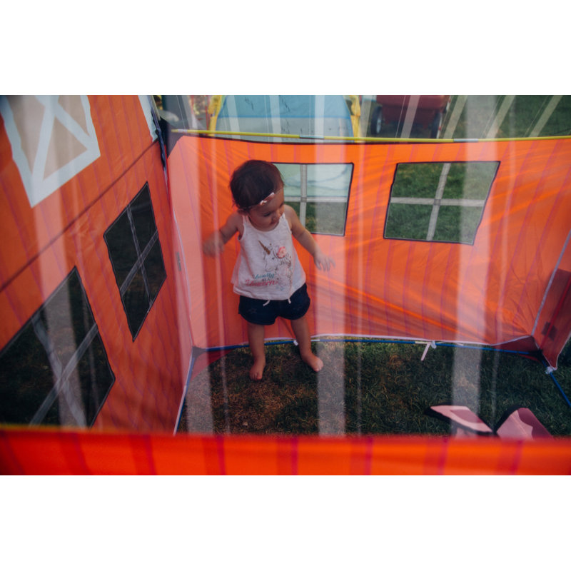 Pacific Play Tents 38'' W x 48'' D Indoor / Outdoor Polyester Playhouse