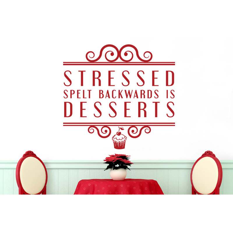 Wall Decal, Dark Red
