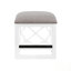 Ensemble de bureau et tabouret polyvalent avec bureau roulant et ports de chargement USB pour espaces de travail modernes