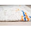 Tapis traditionnel délicat en laine noué à la main beige marocain-863006640