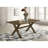 Carbon Knotty Nutmeg Rectangular Dining Table