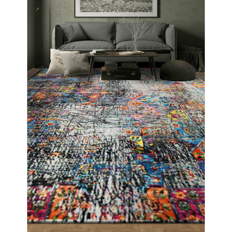 Hand Knotted Area Rug in Beige