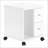Cabinets, Rolling File Cabinet with Storage - Modern Contemporary Office Printer Cart | Snow White | Particle Board-854506369