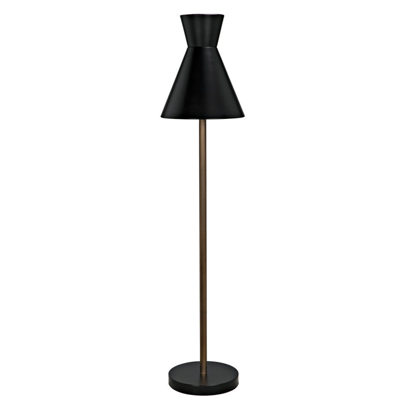Lampe sur pied à tête pensante