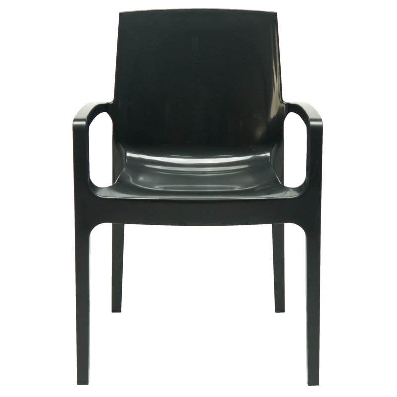 MacLaine Stacking Chair, Anthracite