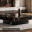 Table basse carrée en marbre de style luxueux-1278827352