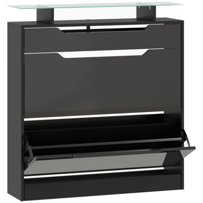 16 Pair Shoe Storage Cabinet