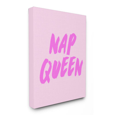 Art mural sur toile Nap Queen Queen par House of Lulu