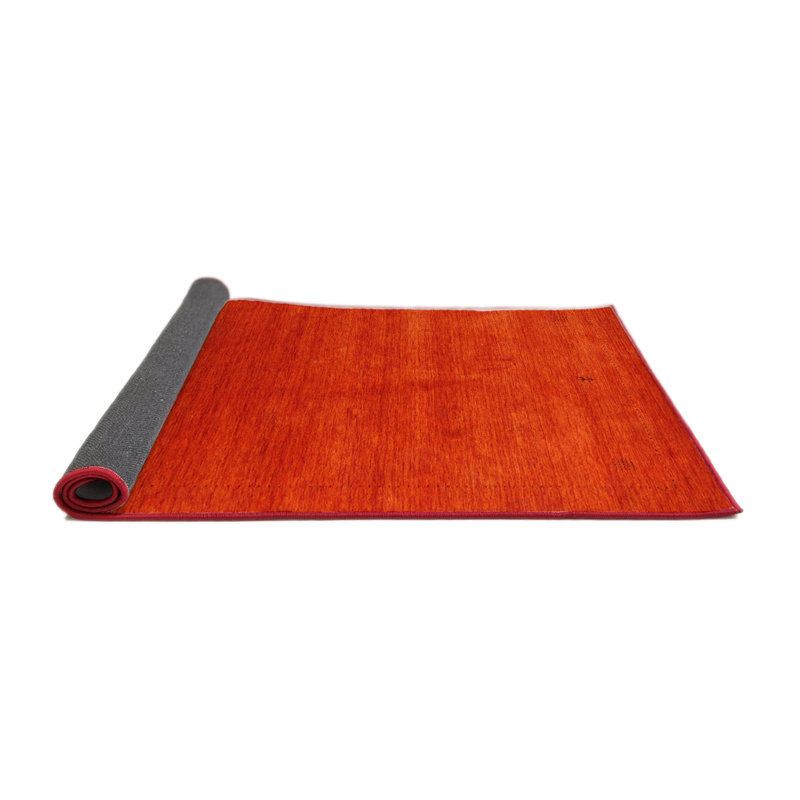 Tapis contemporain orange, Rond 3 pi