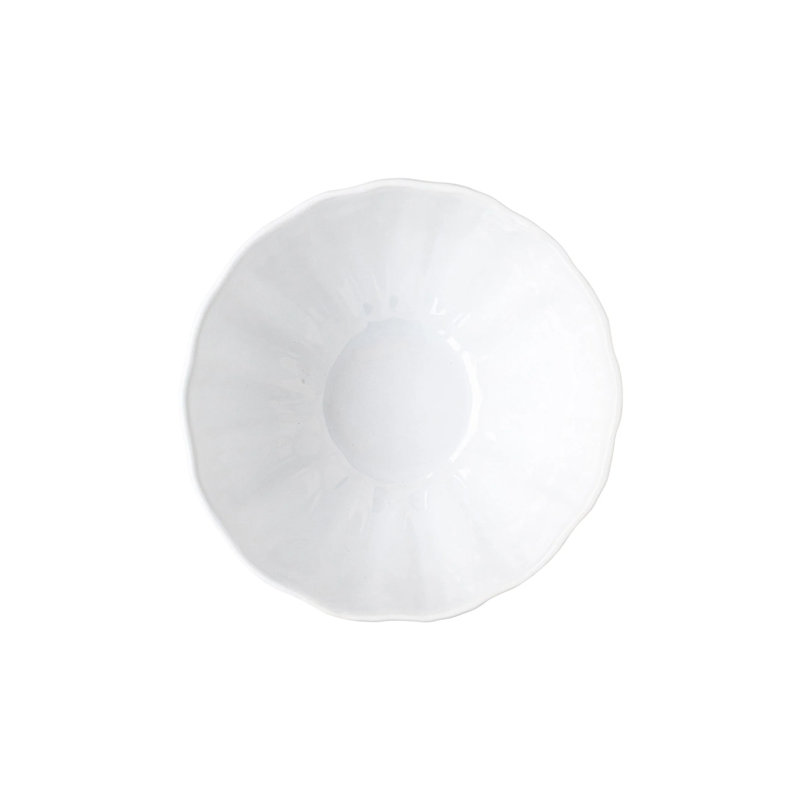 Bari Handmade Stoneware Cereal Bowl, White