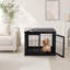 Cage pour chien avec entrée double et porte verrouillable