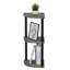 75.18 cm H x 29.46 cm W Corner Bookcase-36155920