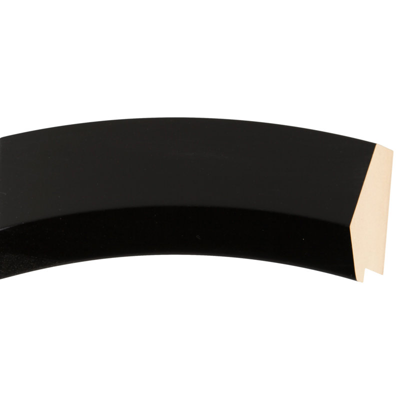 Royalton Rectangle Mirror, 41" H x 29" W, Matte Black
