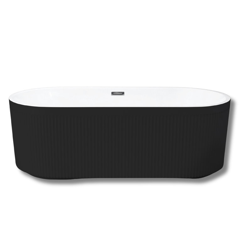 Freestanding Bathtub, Black