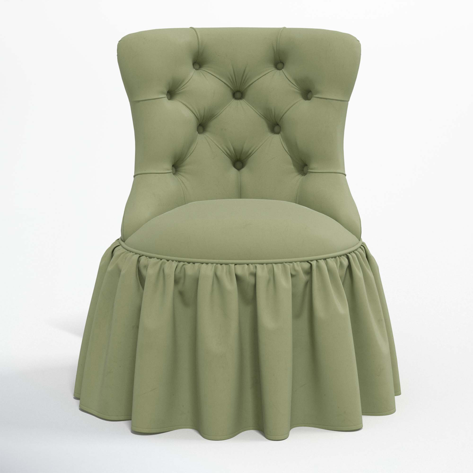 Minnie Upholstered Side Chair, Classic Spring Velvet