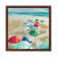 Umbrella Beach I by Carol Robinson - Painting on Canvas-2137470366-2127350476