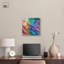 «Glittering Spectrum I», Acrylique coloré abstrait par Art Remedy, prêt à être accroché-1080250131