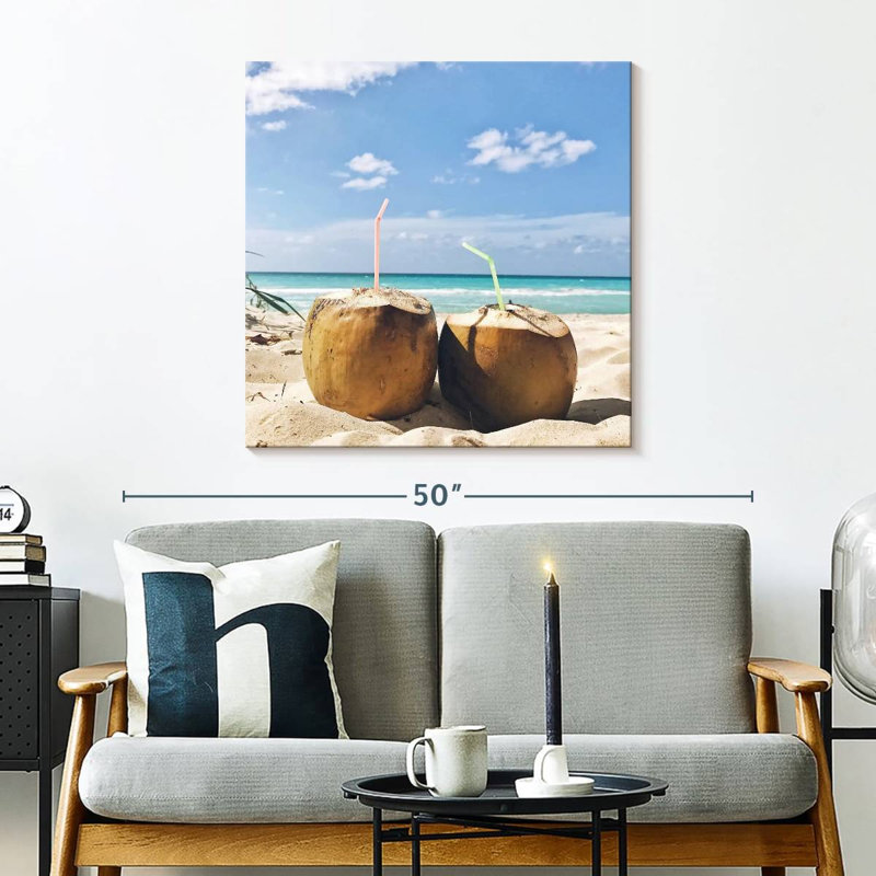Yarlin Cuban Beach Coconuts, H 30 po x l 30 po