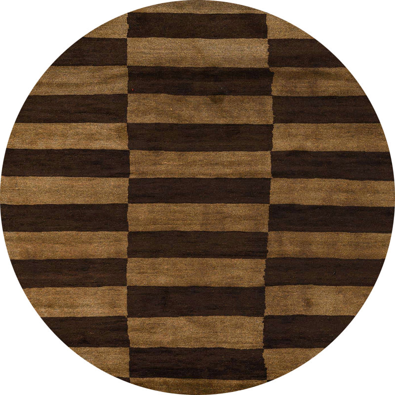 Tapis abstrait moderne 5297, Rond 5 pi