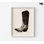 Reproduction d'affiche de bottes en cuir faites à la main, art mural de bottes rustiques, bottes de cow-boy noires, affiche de bureau de ranch