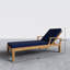 Outdoor Teak Chaise Lounge-1070998179