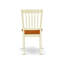 L'ensemble de salle à manger 5 pièces comprend une table de salle à manger rectangulaire avec Dropleaf et 4 chaises en bois, babeurre et cerise-1884321136-1884321130-1970694921