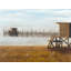 «Lifeguard Tower at the Beach - Coastal Office», reproduction encadrée-769434874