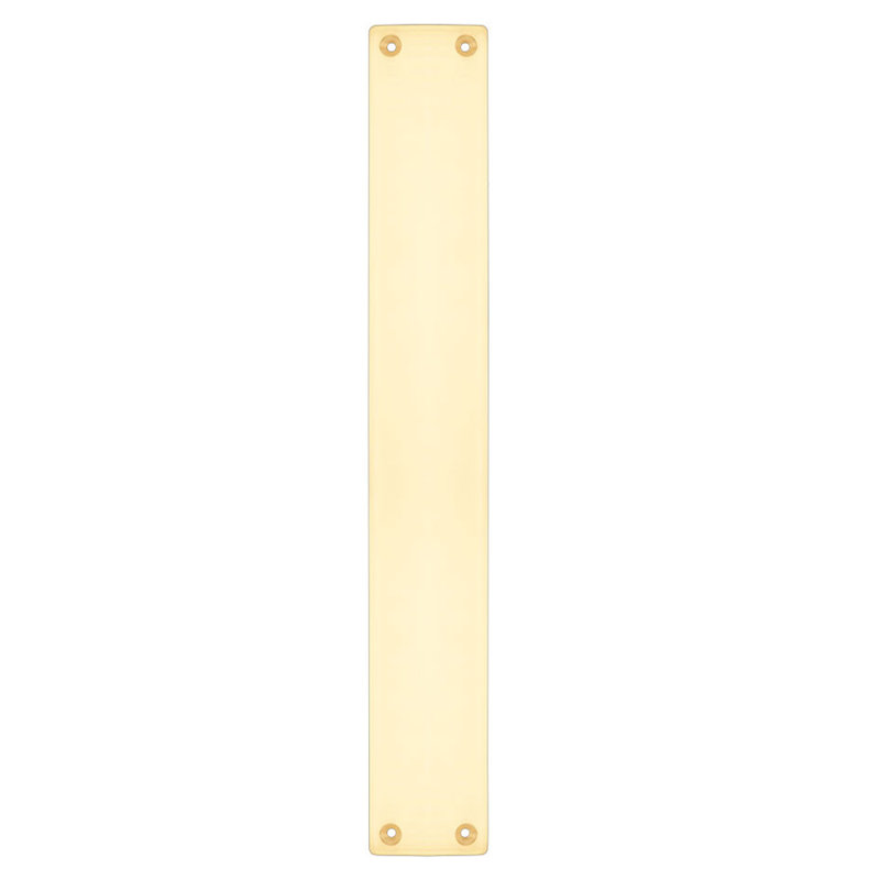 Finger Back Plate, Polished Brass, 42.5cm H x 6cm W x 0.1cm D
