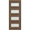 Dalle de porte standard en bois manufacturé et en verre Avon 07 à 08