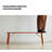 Black Upholstered Bench-839814621