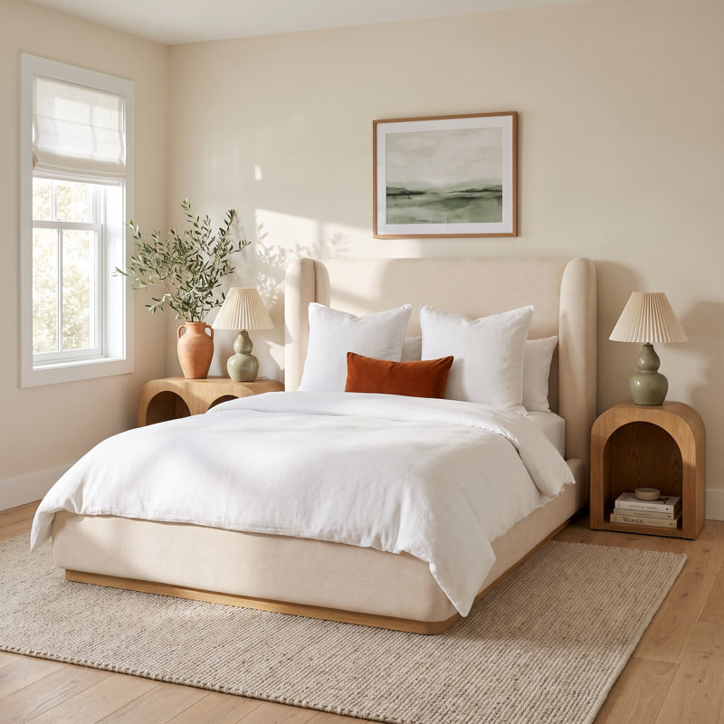 Dian Castino Upholstered Bed, King