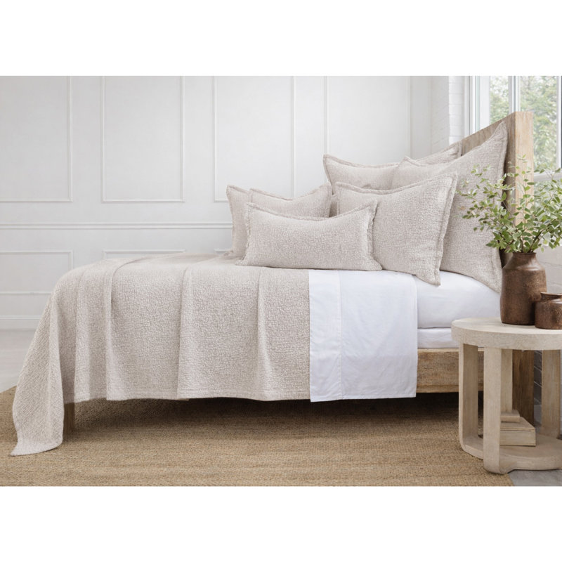 Malibu 100% Cotton Matelassé, Oatmeal, Queen