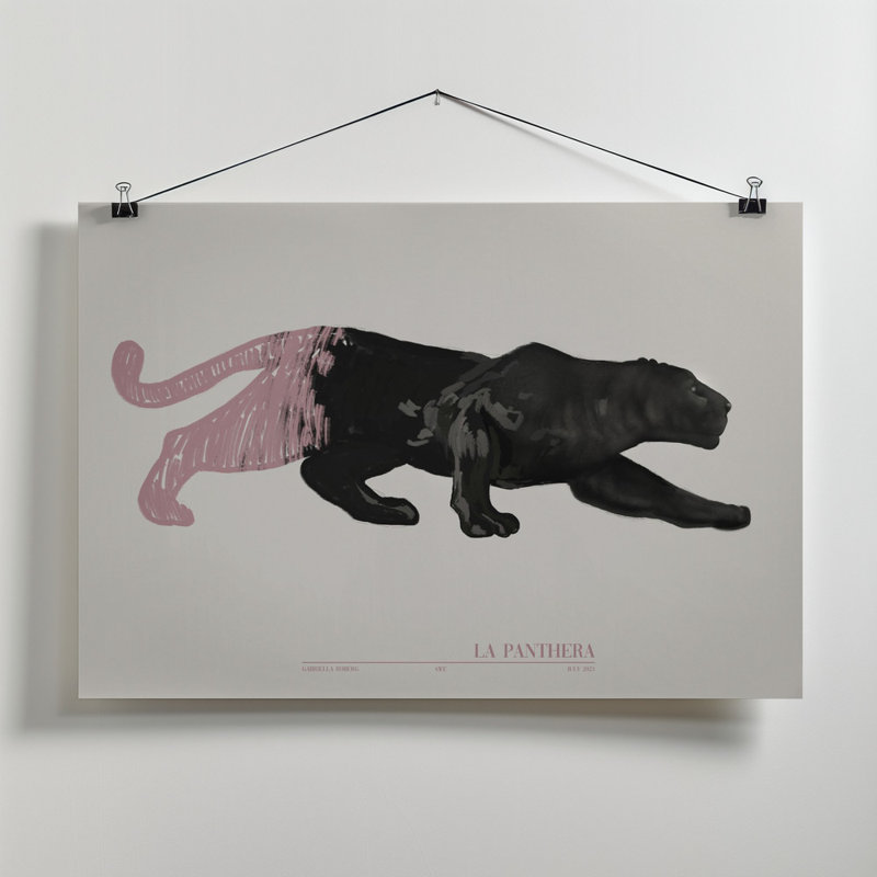 Wrapped Canvas Print, 50.8 cm H x 76.2 cm W, Beige/Pink