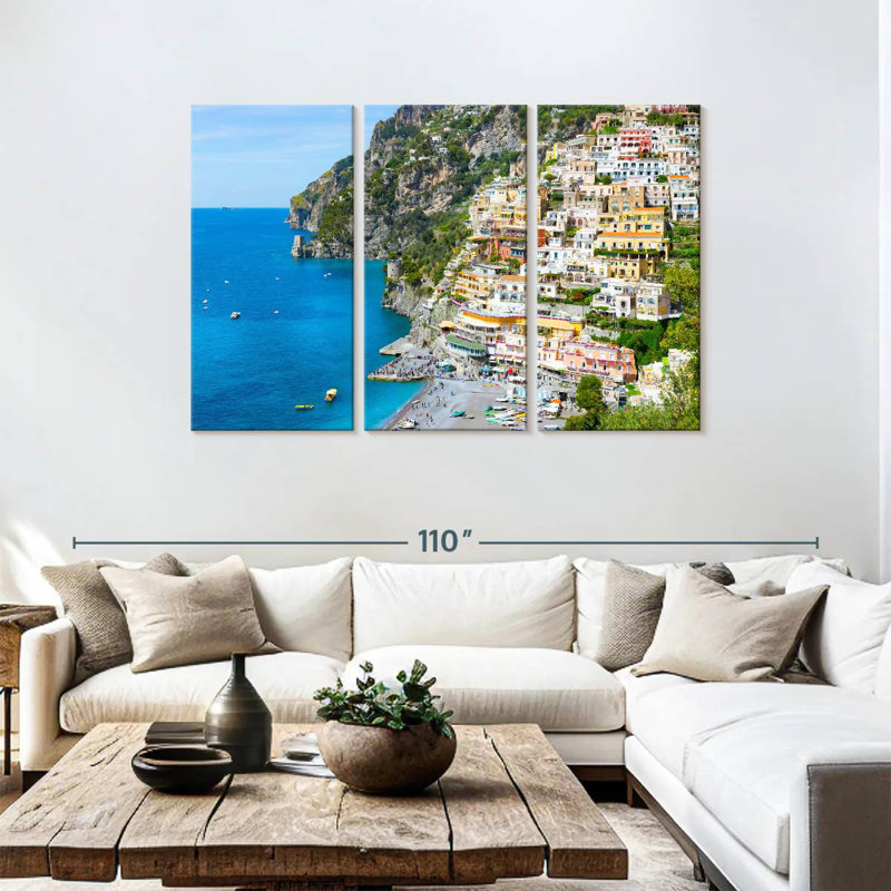 Gillard Breathtaking Amalfi Coast, 48" H x 74" W