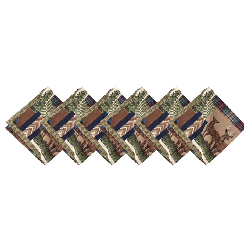 Sela Cotton Patchwork Square Napkin
